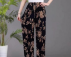 薄款休閒花褲子