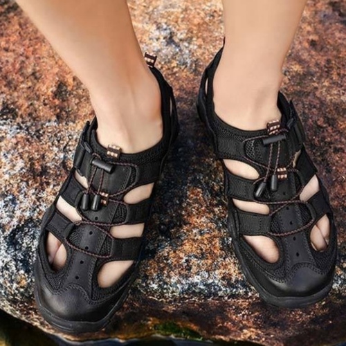 透气包头沙滩鞋