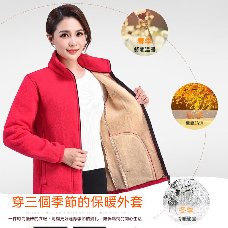 搖粒絨舒適外套